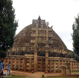 Great Stupa in Pradesh, India